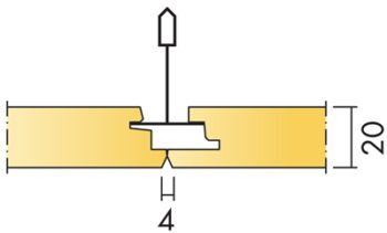 Ecophon Hygiene Protec Ds Wit 1200x600x20mm verdekt