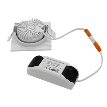 vierkant-led-spot-slim-fit-wit-6w-006 Vierkante led spot wit